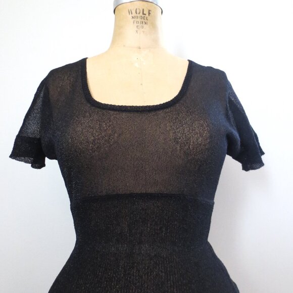 Express Vintage Sheer Top - Picture 2 of 8